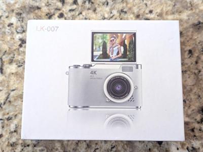 Digital Camera 4K Hi-Definition LK-007 Flip Screen 2.4'' Black