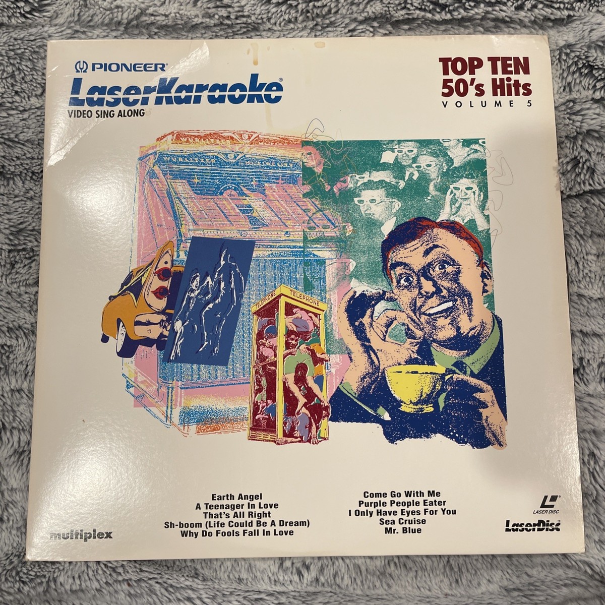 Pioneer Laser Karaoke Video Sing Along Top Ten 50's Hits Volume 5