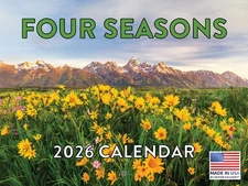 Four Seasons Calendar 2026 Monthly Wall Calender 12 Month 12x18