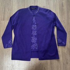 Jacques Vert sequinned twin set - Size XL 22