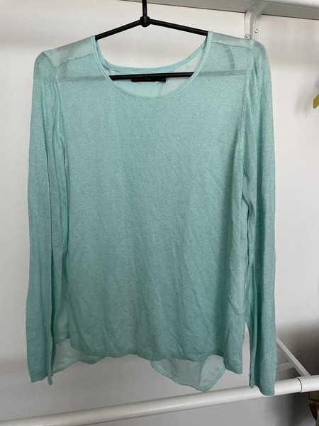 Women Massimo Dutti Shirt Turquoise 38 / M / 46