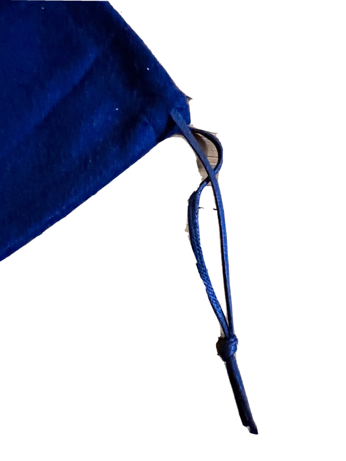 PRADA Dark Blue Dust Bag Soft Drawstring Closure … - image 3