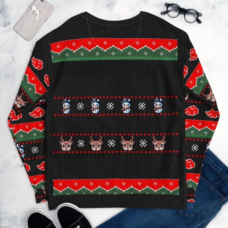 BG Anime "Ugly Christmas Sweater" Sweatshirt - This Is My Ugly Anime Sweater