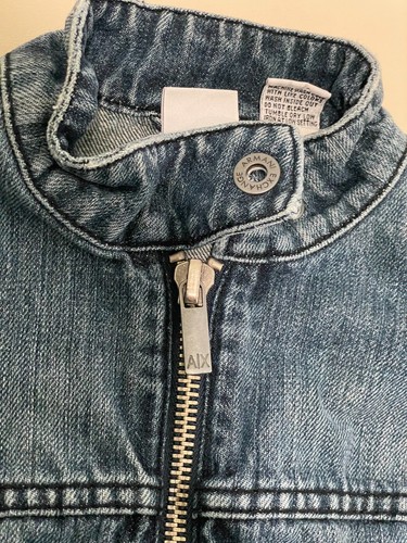 Tuta da jogging vintage anni 80 Armani Exchange A/X donna denim taglia PO - Foto 7 di 17