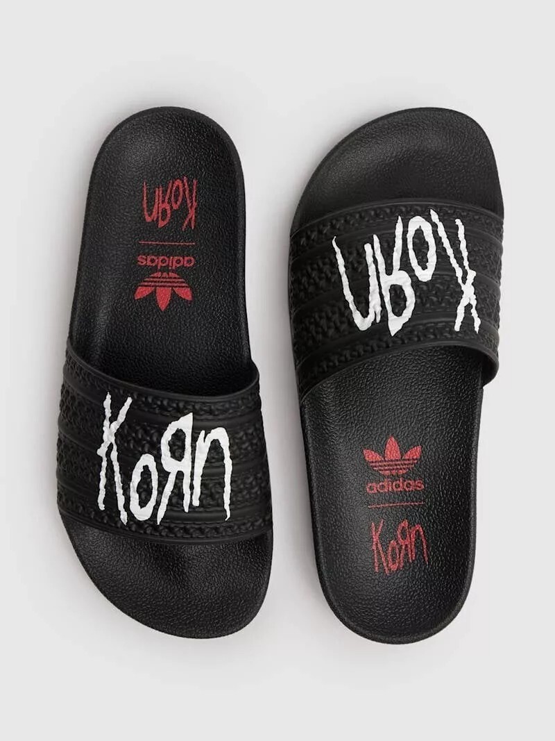 Adidas x Korn Adilette Slides | Mens 6 / Womens 7 | Stickers Adidas x Korn Adilette Slides | Mens 6 / Womens 7 | Stickers