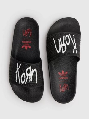 Adidas x Korn Adilette Slides | Mens 5 / Womens 6 | Stickers