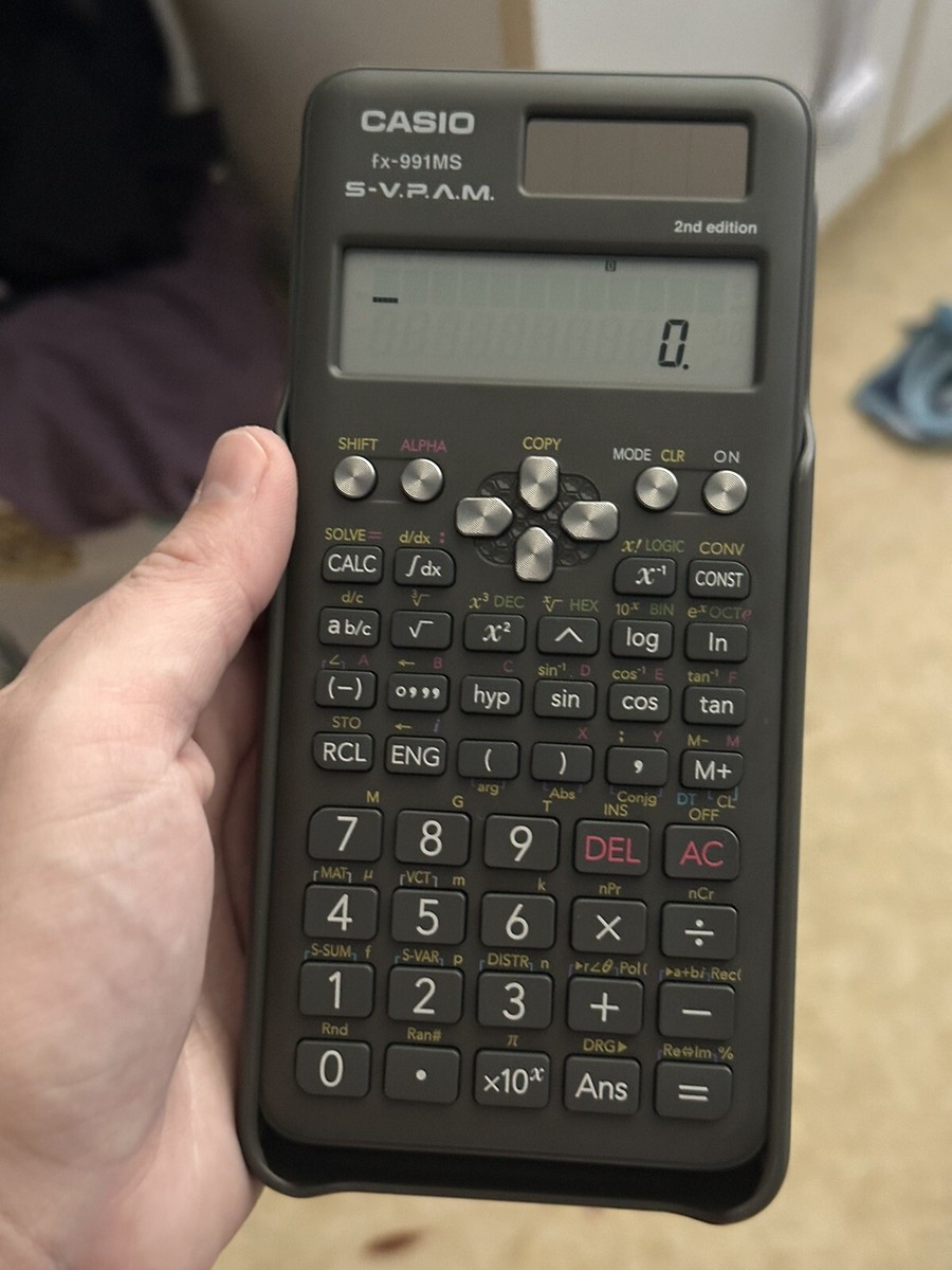 Casio Fx-991MS 2nd Edition Scientific Calculator Works Perfectly