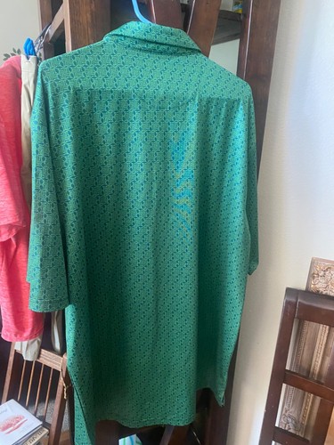 Publix 363Green short sleeve polo Limited Edition Grocery Cart pattern shirt 3XL - 第 5/6 張圖片