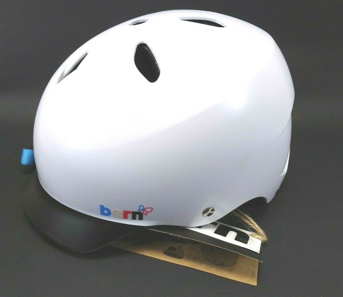 bern lenox bike helmet women& 39 BERN Helmet Lenox EPS Summer Satin w/ Black Brim Women's Small SKU#  VW5ESWTBS