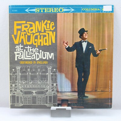 Frankie Vaughan At The Palladium Vintage Vinyl Record LP VG+ CS 8201