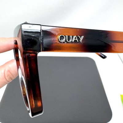Quay Australia ICY 126 Studded Tortoise Square Sunglasses – Discontinued Quay Sunglasses Icy 126 Studded Tortoise Square Discontinued  main image 3