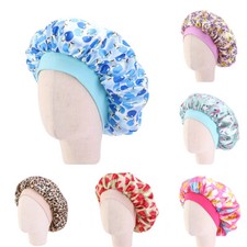 Night Turban Cute Baby Silky Satin Bonnet hat Children Night Turban Sleep Cap