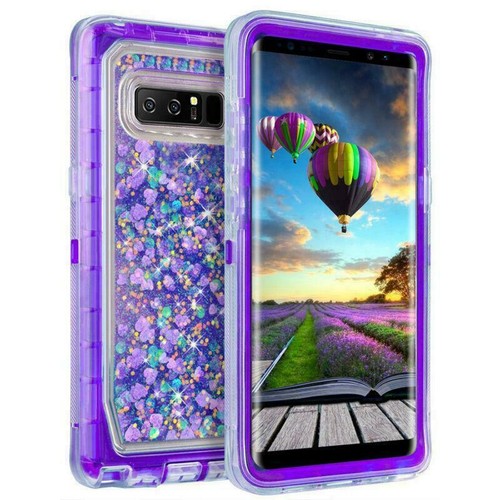 Funda protectora Defender brillante arenas movedizas a prueba de golpes para Samsung Galaxy S8/S8 Plus - Imagen 6 de 17