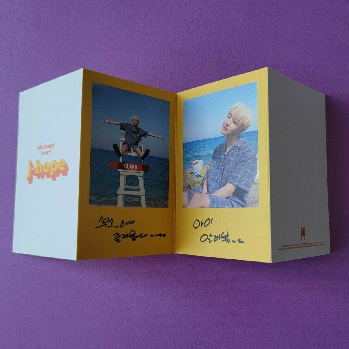 BTS Butter J-HOPE Photocard Peaches Cream Weverse Japan Official