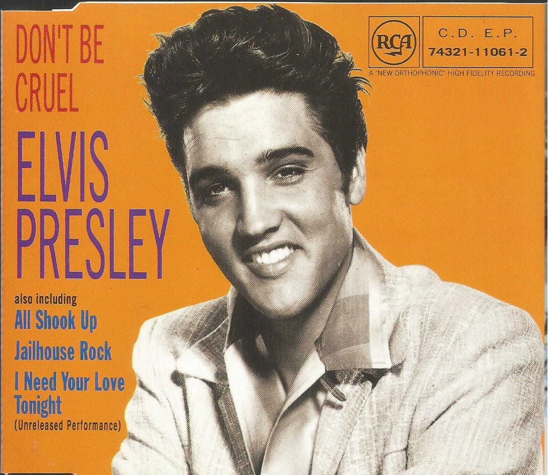Elvis Presley - Don't Be Cruel 1992 UK RCA/BMG EP CD single
