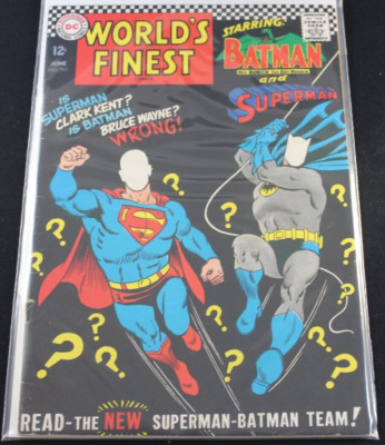 World's Finest 167 Batman Superman No Faces Issue Comic VG+