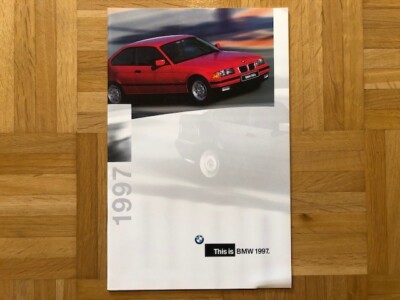 Prospekt BMW E31 E36 E38 E39 Z3 E36 M3 1997 Broschüre Brochure Katalog Catalog