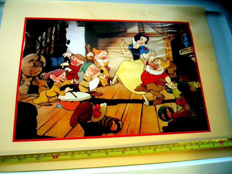 Disney Movie Lithograph Picture Lot-Includes 4 Lithos-1993 & 1994-Commemorative