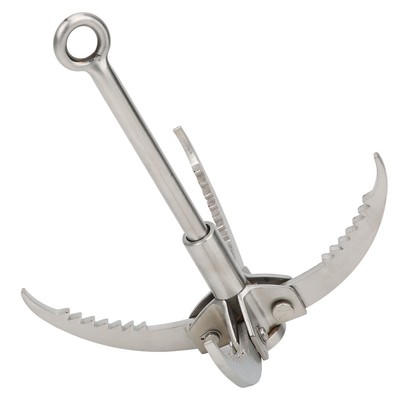 Edelstahl Grappling Hook 4 Claws Rock Climbing Folding Hook Outdoor Surviva SGH
