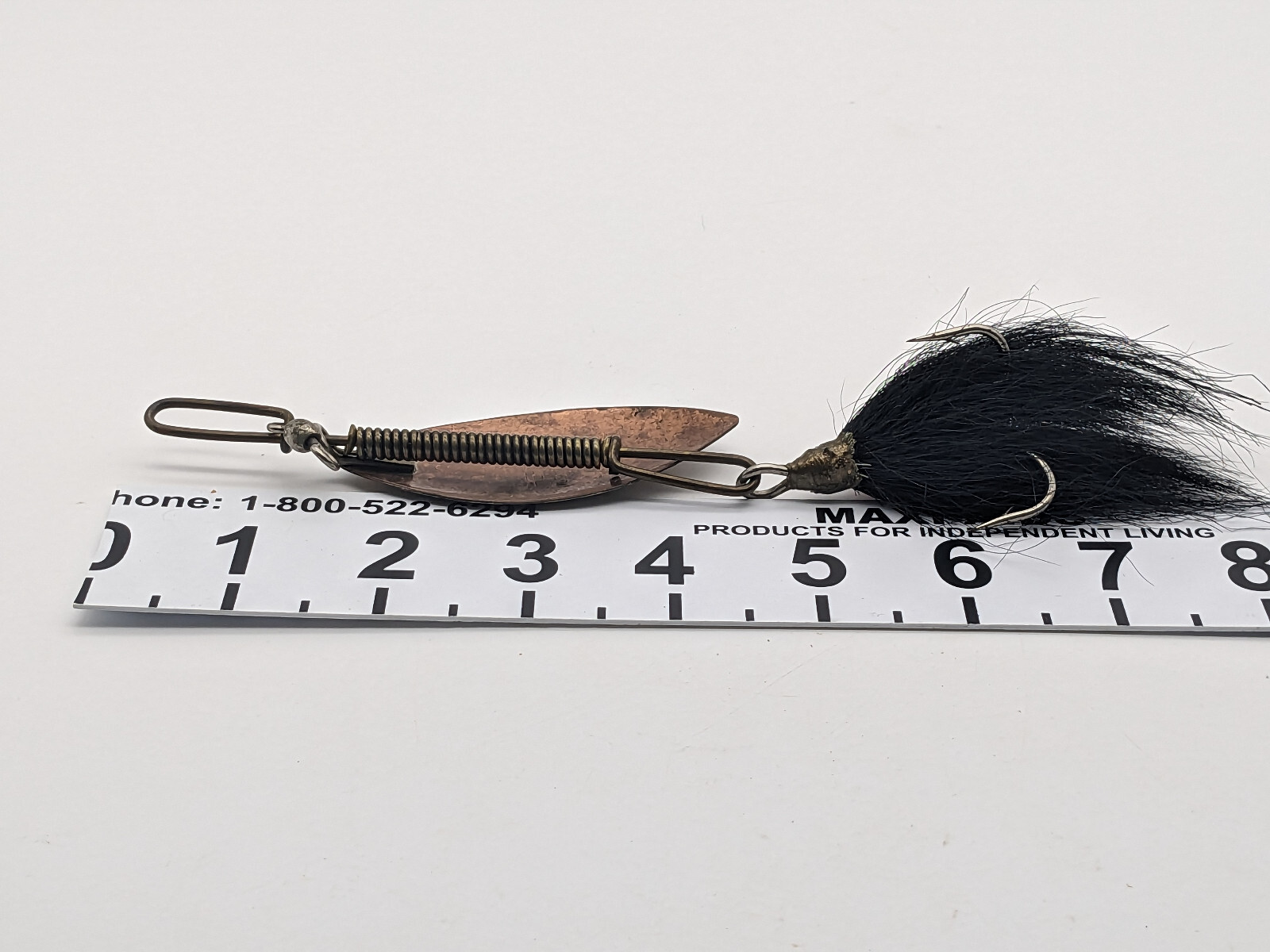 Vintage Herter's Musky Killer  Spinnerbait Dressed Treble Hook-Free Shipping