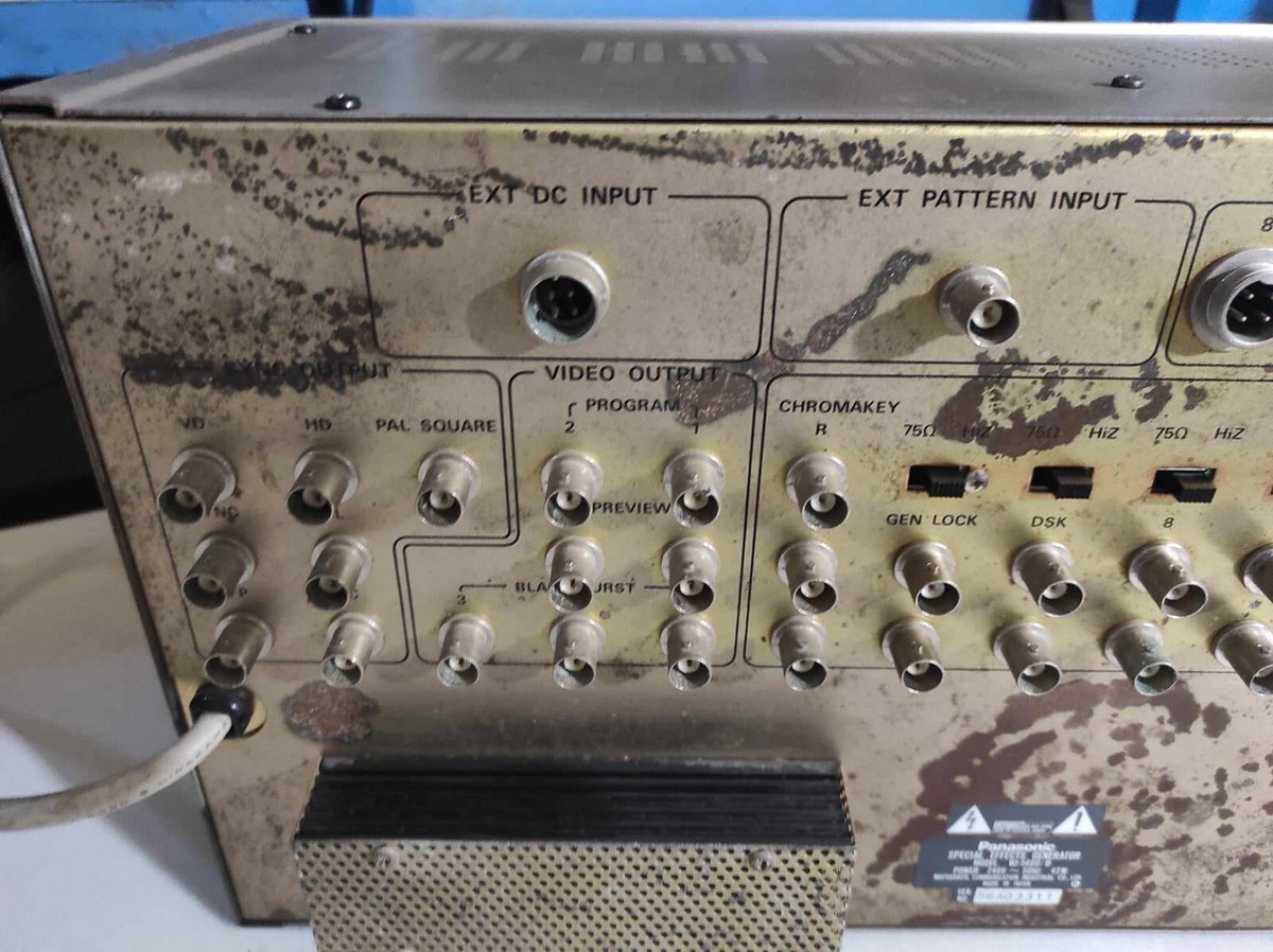 PANASONIC WJ-5600 Special Effects Generator Broadcast | eBay