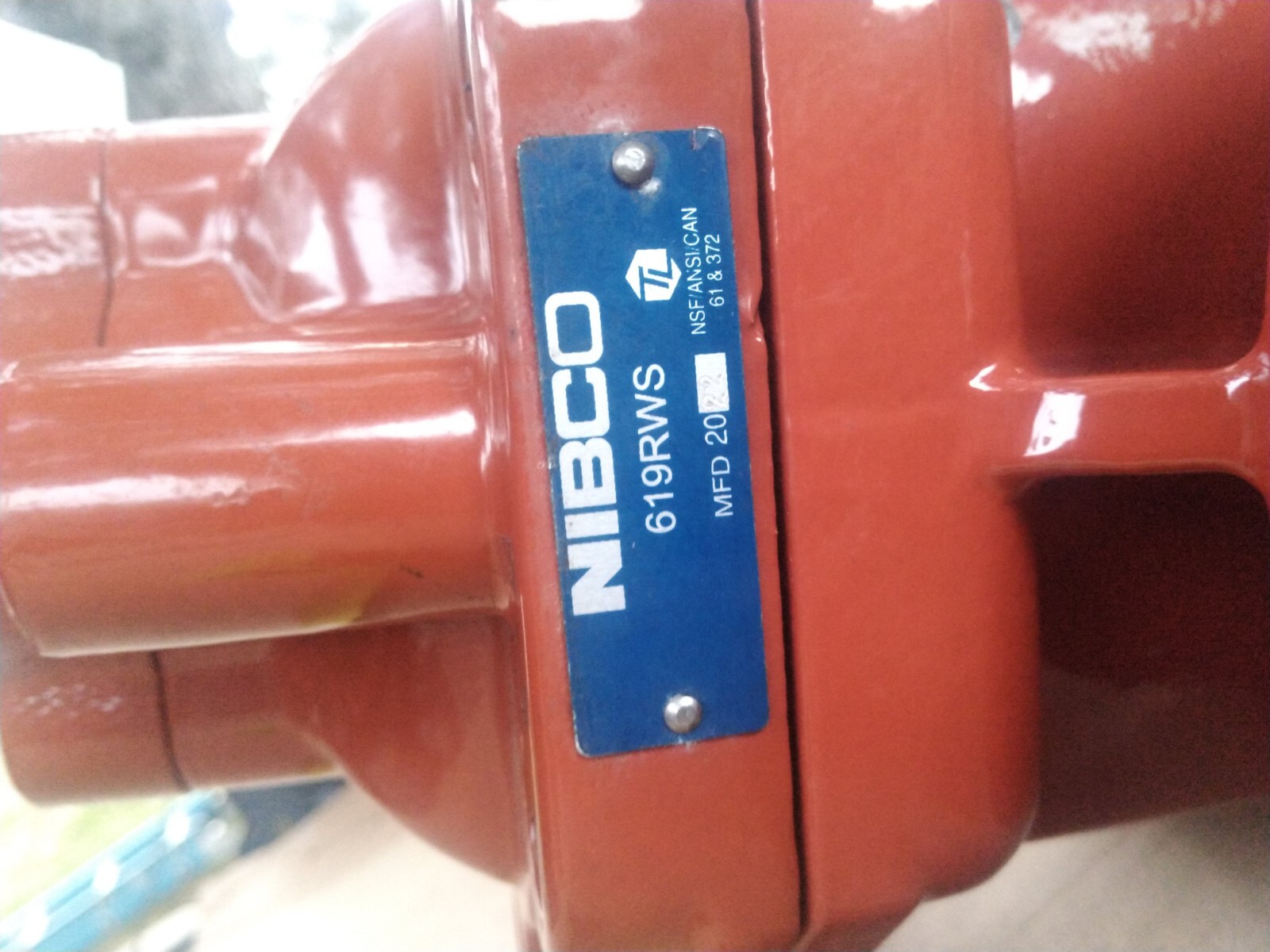 1) **New** "Nibco" F-619-RWS-HW, Gate Valve, Class 125, 4" Flange. **Cheap**