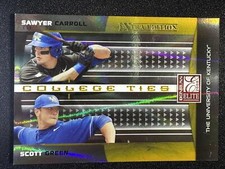2008 Donruss Elite Extra Edition Sawyer Carroll Scott Green GOLD /100 Kentucky