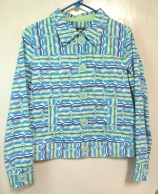 SU21 ABBIE MAGS WOMENS MULTI JACKET LG SLEEVE SZ S/P