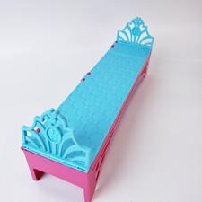 Cama Plegable Doble Mattel Barbie Glam Azul y Rosa para Muñeca