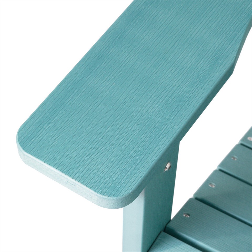 Weather Resistant Adirondack Chair Plastic Fire Pit Patio Seat Chair