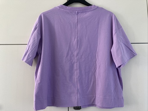 NEXT Active Cool & Dry Boxy Lilac T-Shirt Large 16-18 Soft Comfy Stretch - NEW - Picture 3 of 4