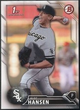 Lot of (100) Alec Hansen 2016 Bowman Draft Paper RC Rookies - CHI White Sox QTY