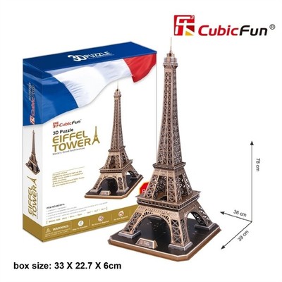 3D Puzzle EIFFEL TOWER PARIS CubicFun