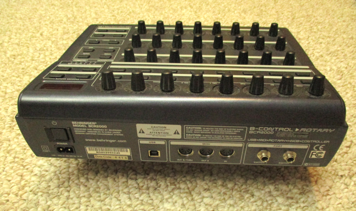 Behringer BCR2000 B-CONTROL ROTARY USB/MIDI Controller | eBay