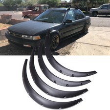 For Honda Accord Civic 4x 4.5 Wheel Arches Fender Flares Extra Wide Body Kit For Honda Accord Civic 4x 4.5 Wheel Arches Fender Flares Extra Wide Body Kit