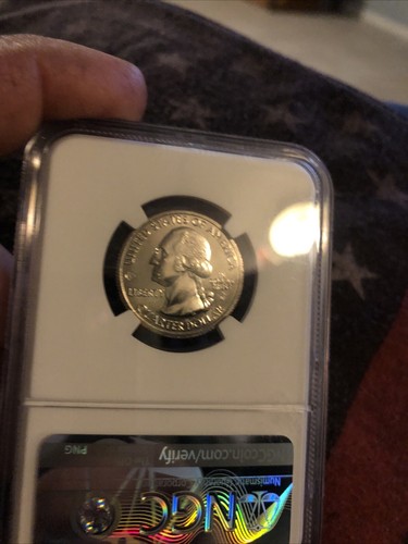 2020 W V75 Quarter 25c .25 NGC MS64 Salt Bay National Park WWII Privy Mark - Picture 10 of 10