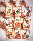 (9) Halloween Kids~Gift Hang Tags~Parties~Scrapbooks~Cards~Junk Journals~80R