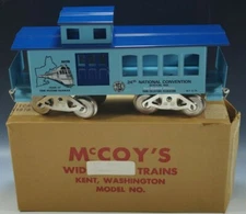 McCOY'S TRAIN 1978 25th BOSTON TCA CONVENTION CABOOSE CAR STANDARD GAUGE NIB