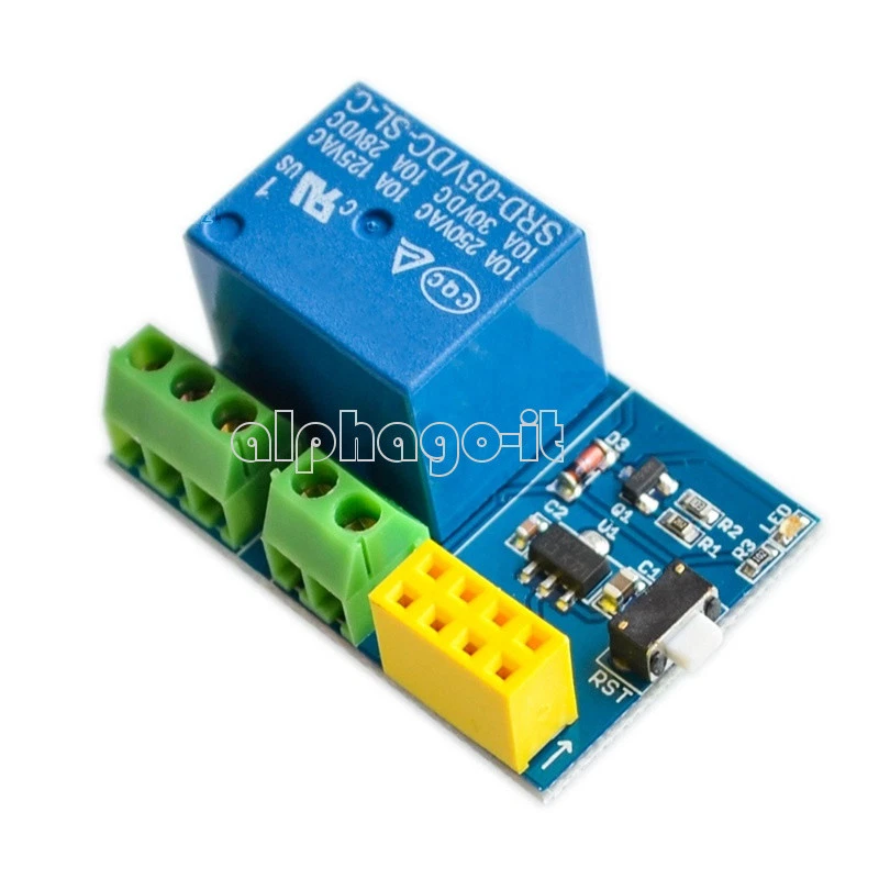 ESP8266 ESP-01S 5V Relay Module Remote Switch Phone APP DIY Project Design Kit - Photo 2/4