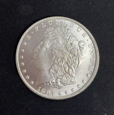 #ad #ad 1897 Morgan silver dollar copper coin $19.99