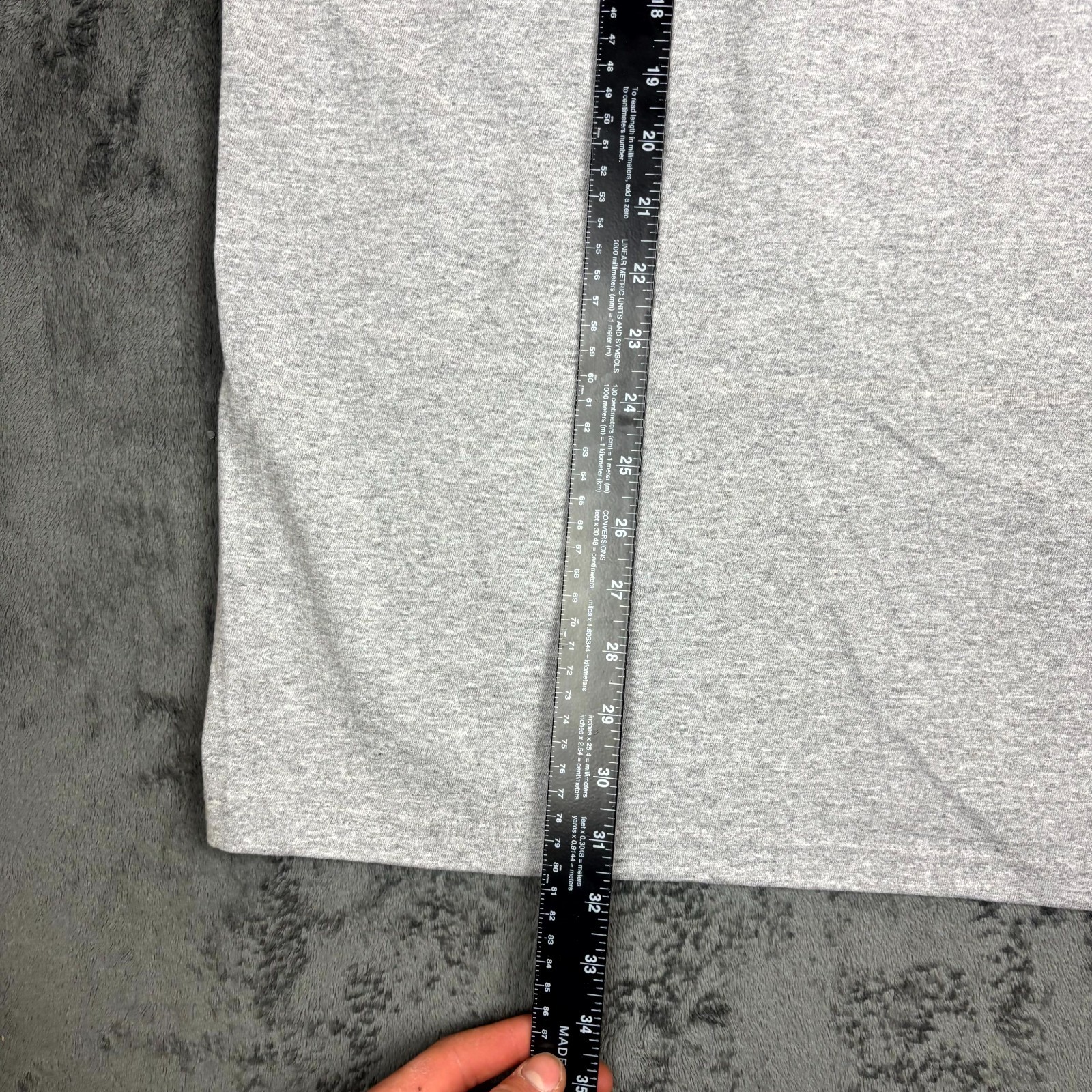 Supreme Emo Tee Large Heather Grey Graphic T-Shirt Classic Logo New Mens Top thumbnail 10