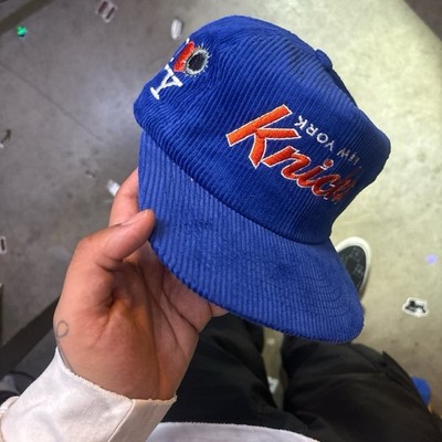 New York Knicks Vintage Style Corduroy Hat I Love Ny