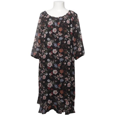Bacardi, Kleid, Größe: 44, Schwarz/Mehrfarbig, Elasthan/Polyamid, Blumen #CPW
