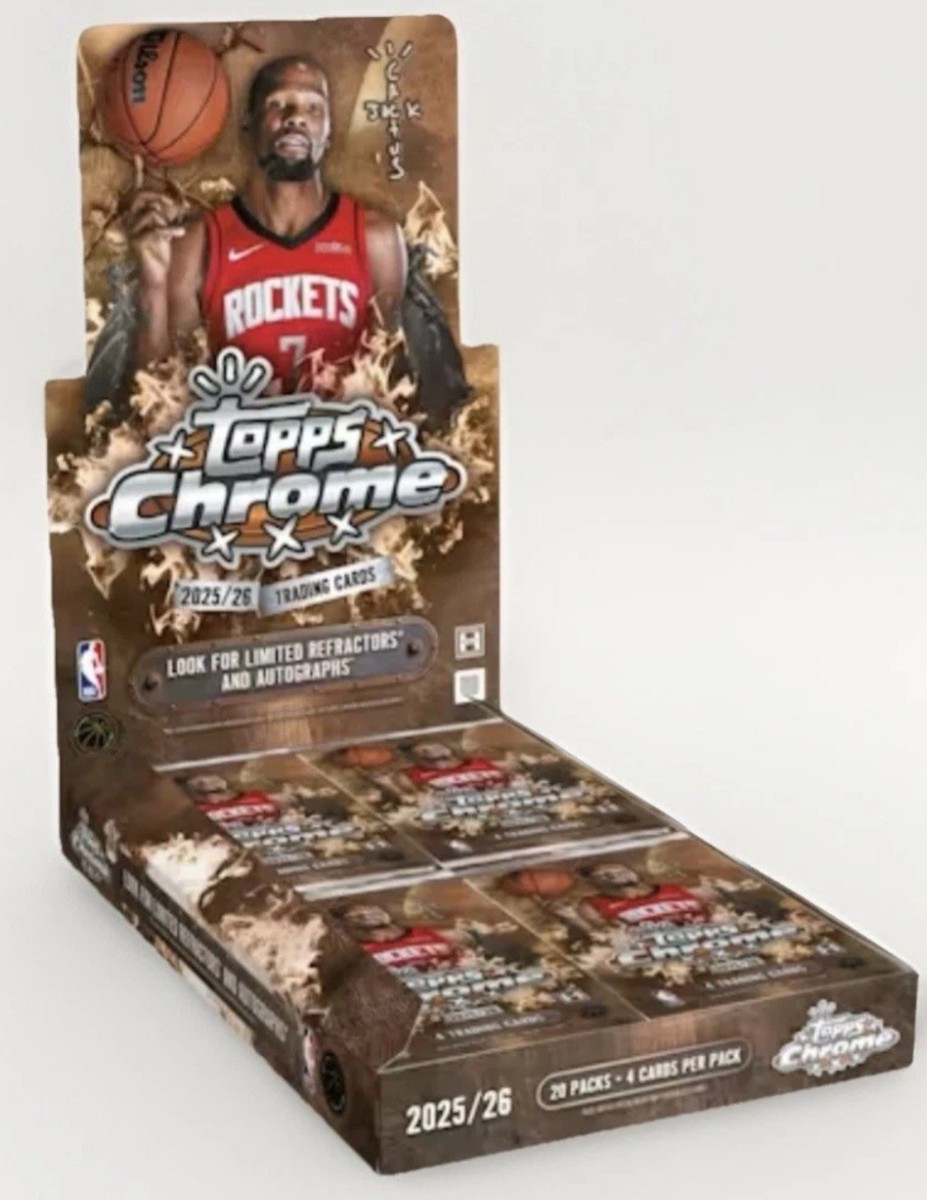 2025-26 Topps Chrome® Cactus Jack Basketball Hobby Box Single Pack