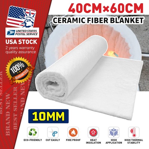 15"x 23" Fireproof Ceramic Fiber Insulation Blanket anti-mold Insulation Blanket - Picture 1 of 17