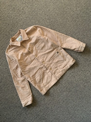 #ad Vintage 1980#x27;s Le Mont Saint Michel Moleskin Chore Work Coat Size 48 $220.00