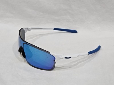 Oakley EVZero Pitch OO9383-0238 Sunglasses White Blue Shield Prizm Style