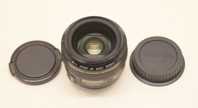 Canon EF 28mm f/1.8 AF USM Lens Working & Tested - Bent Rim - READ!