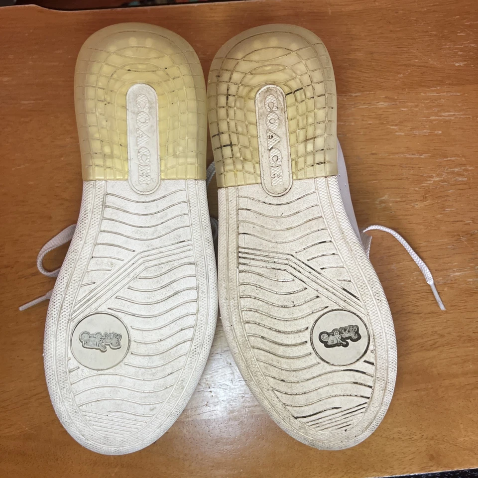 Zapatilla deportiva de gamuza COACH Citysole Court - mujer - G5045 Chalk, talla 5,5 Foto 3 de 4