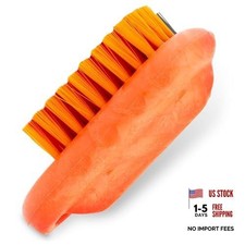 5 Inch Hand and Nail Brush with Stiff Center Bristles, Soft Outer Bristles